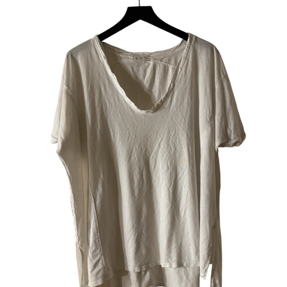 We The Free Cream Relaxed Short Sleeve Tee